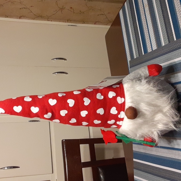 Valentines Day Gnome Plush 20" Tall Huntington Home New - Picture 3 of 7